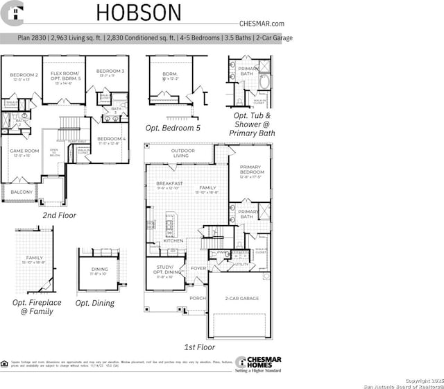 9409 Mattock, San Antonio, TX 78254 - property floor plan