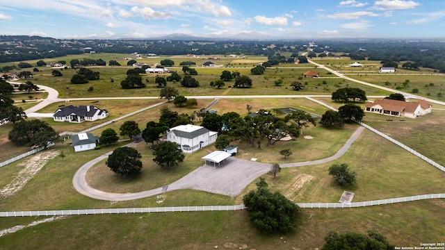 1133 Horseshoe Fls, Bandera, TX 78003 - aerial overview of property's location with rural landscape