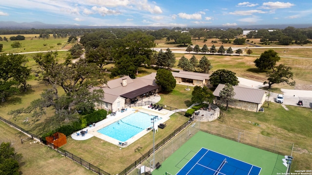 1133 Horseshoe Fls, Bandera, TX 78003 - view of rural area featuring a pool