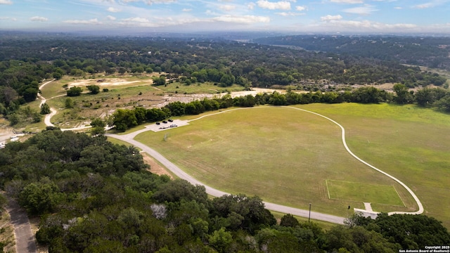 1133 Horseshoe Fls, Bandera, TX 78003 - aerial view of sparsely populated area with a heavily wooded area