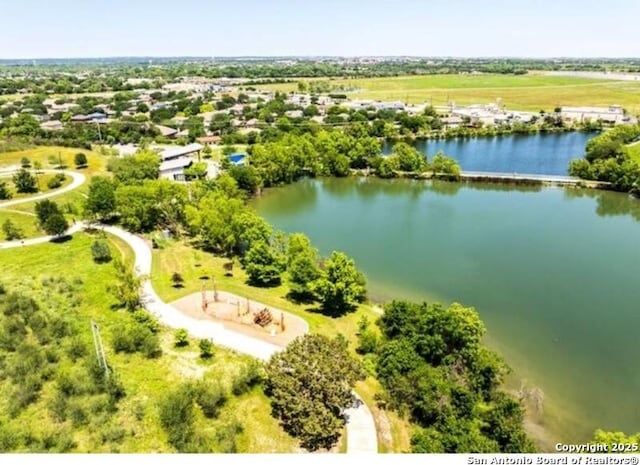 534 Walnut Hts, New Braunfels, TX 78130 - bird's eye view of a nearby body of water