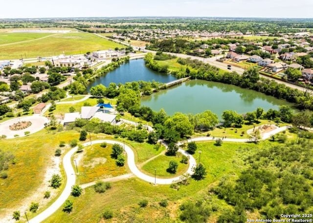 534 Walnut Hts, New Braunfels, TX 78130 - bird's eye view of a nearby body of water