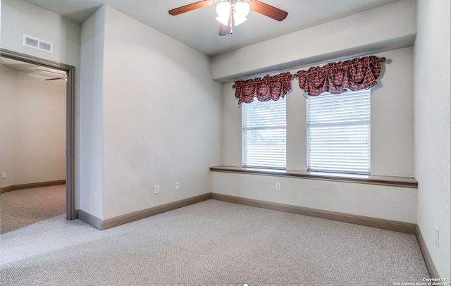 5502 Waldon Walk, San Antonio, TX 78261 - unfurnished bedroom with carpet, baseboards, and a ceiling fan
