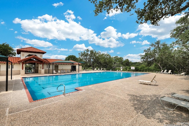 23534 Enchanted Bnd, San Antonio, TX 78260 - community pool featuring a patio area