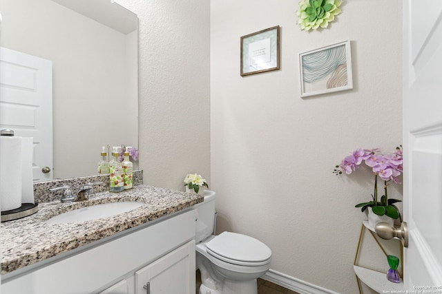 104 Mossy Bank, Cibolo, TX 78108 - bathroom with vanity and toilet