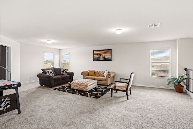 104 Mossy Bank, Cibolo, TX 78108 - carpeted living area with baseboards