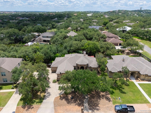 aerial perspective of suburban area