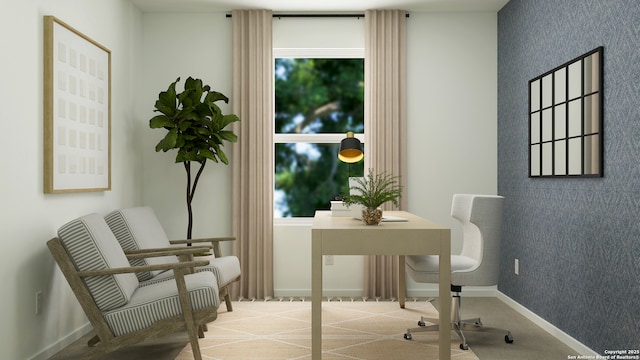 1034 Graham Bnd, San Antonio, TX 78221 - office space with wallpapered walls