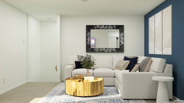 1034 Graham Bnd, San Antonio, TX 78221 - view of carpeted living room