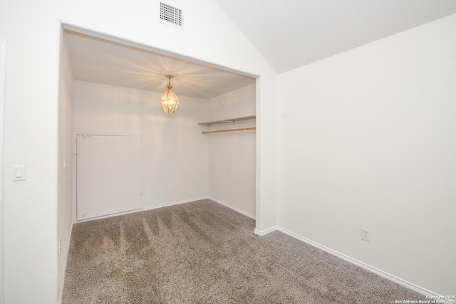8318 Tiguex, Universal City, TX 78148 - carpeted spare room with lofted ceiling and baseboards