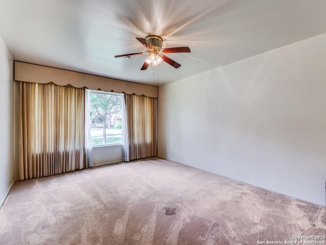 355 Donella, Hollywood Park, TX 78232 - empty room with carpet and a ceiling fan