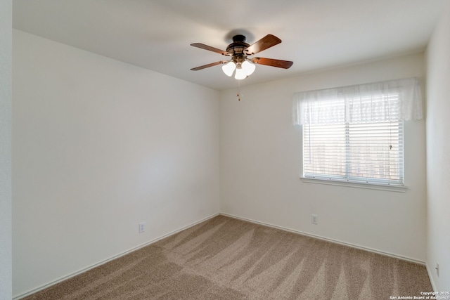 8002 Wever Xing, San Antonio, TX 78250 - spare room with carpet flooring and a ceiling fan