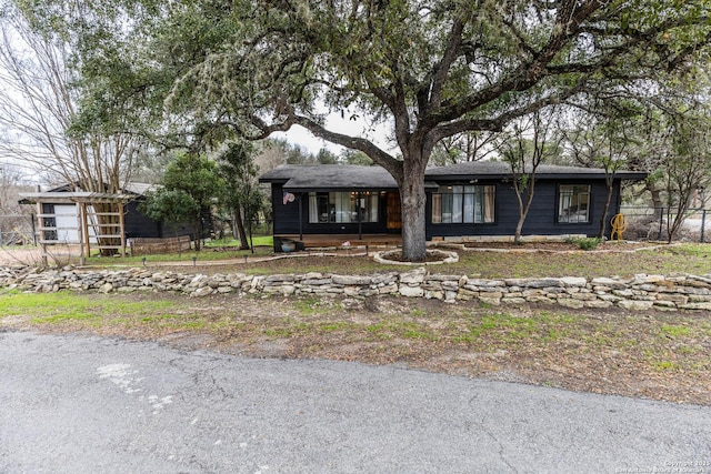 507 Twin Elm, Canyon Lake, TX 78133 - view of front of home featuring covered porch