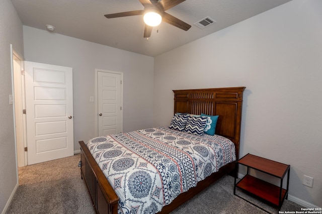 4926 Drifter Oaks, Saint Hedwig, TX 78152 - bedroom featuring carpet flooring, baseboards, and ceiling fan