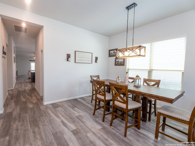 4926 Drifter Oaks, Saint Hedwig, TX 78152 - dining room featuring wood finished floors and baseboards