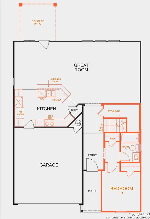 8022 Blackhawk Pass, San Antonio, TX 78253 - property floor plan