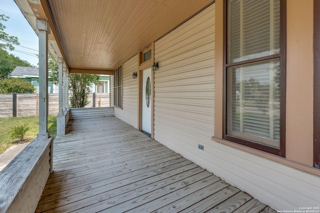 227 College, Seguin, TX 78155 - view of wooden deck