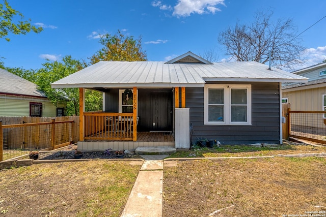1726 Center, San Antonio, TX 78202 - bungalow-style home featuring a porch and metal roof