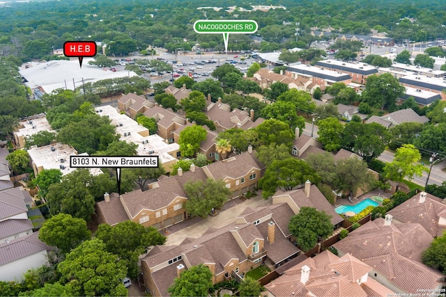 8103 N New Braunfels Unit 19, San Antonio, TX 78209 - aerial view of residential area