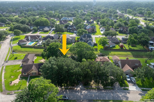 210 Daffodil St, Lake Jackson, TX 77566 - aerial perspective of suburban area