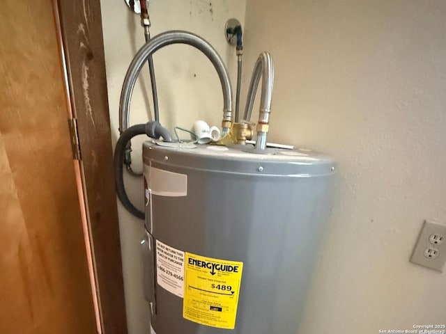 13338 Interstate 35, Moore, TX 78057 - utility room featuring water heater