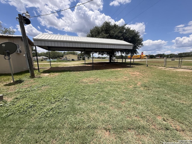 13338 Interstate 35, Moore, TX 78057 - view of yard featuring a detached carport