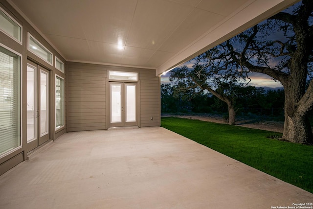 557 Poe Pkwy, Castroville, TX 78009 - view of patio / terrace featuring french doors