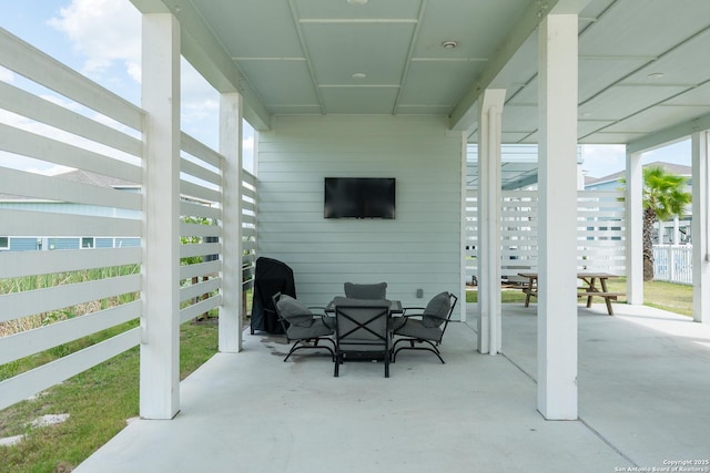 111 Great Chagos, Rockport, TX 78382 - view of patio / terrace featuring stairs