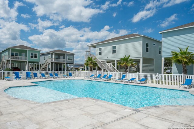 111 Great Chagos, Rockport, TX 78382 - community pool featuring stairway and a patio