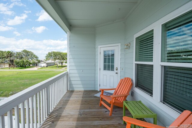 111 Great Chagos, Rockport, TX 78382 - view of deck