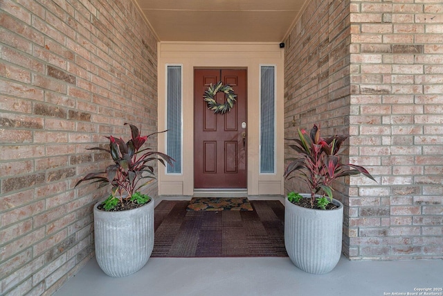 7715 Beechnut Oak, San Antonio, TX 78223 - view of exterior entry with brick siding