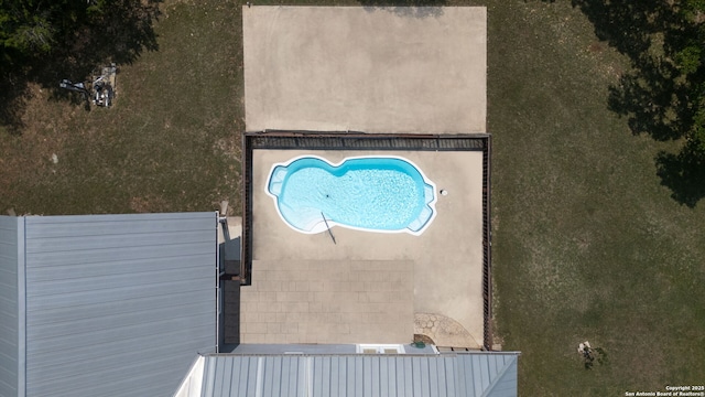 838 Georg Oaks, Bulverde, TX 78163 - aerial view of a pool