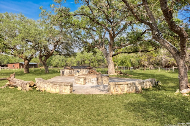 838 Georg Oaks, Bulverde, TX 78163 - view of yard with a patio