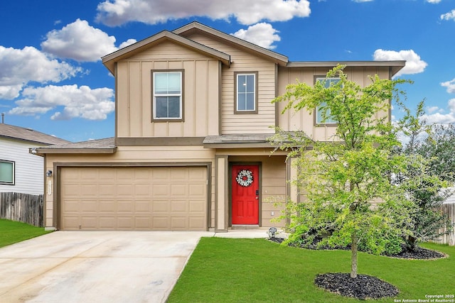14721 Hooded Merganser, San Antonio, TX 78253 - view of front facade featuring board and batten siding and concrete driveway