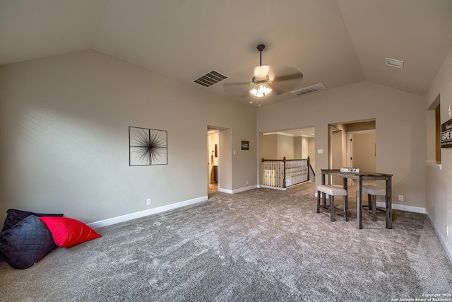 3811 Mira Mesa, San Antonio, TX 78259 - unfurnished bedroom with lofted ceiling, carpet flooring, and baseboards