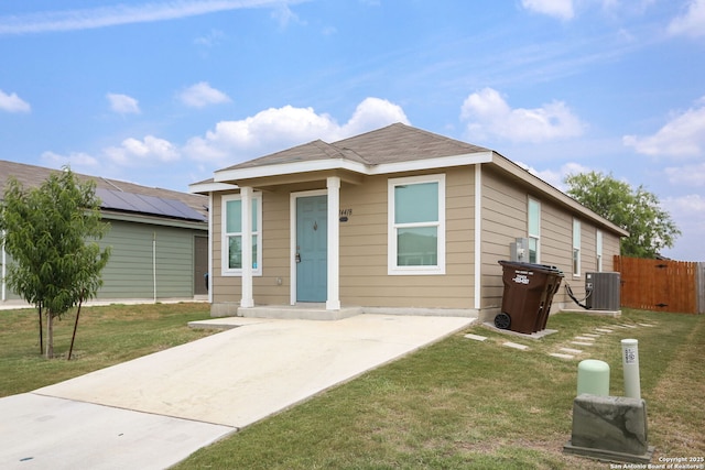 14418 Southton Basin, San Antonio, TX 78223 - view of front of home featuring central AC unit