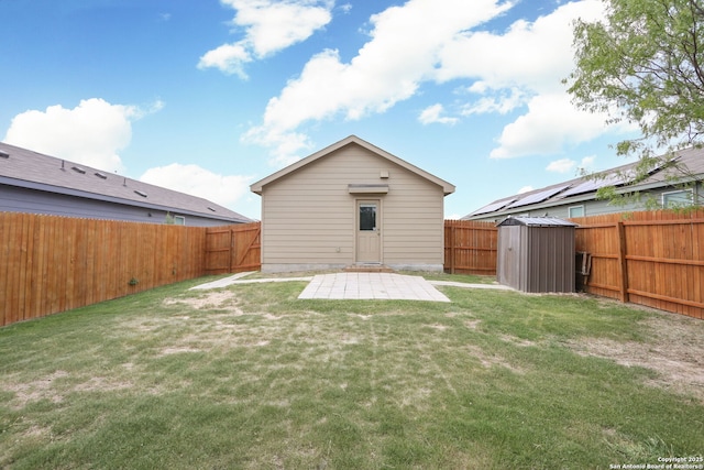 14418 Southton Basin, San Antonio, TX 78223 - rear view of house with a patio
