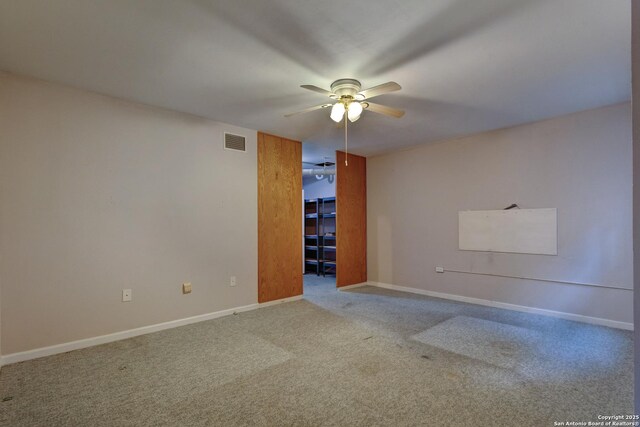 1306 Lytle, Kerrville, TX 78028 - carpeted empty room featuring a ceiling fan and baseboards