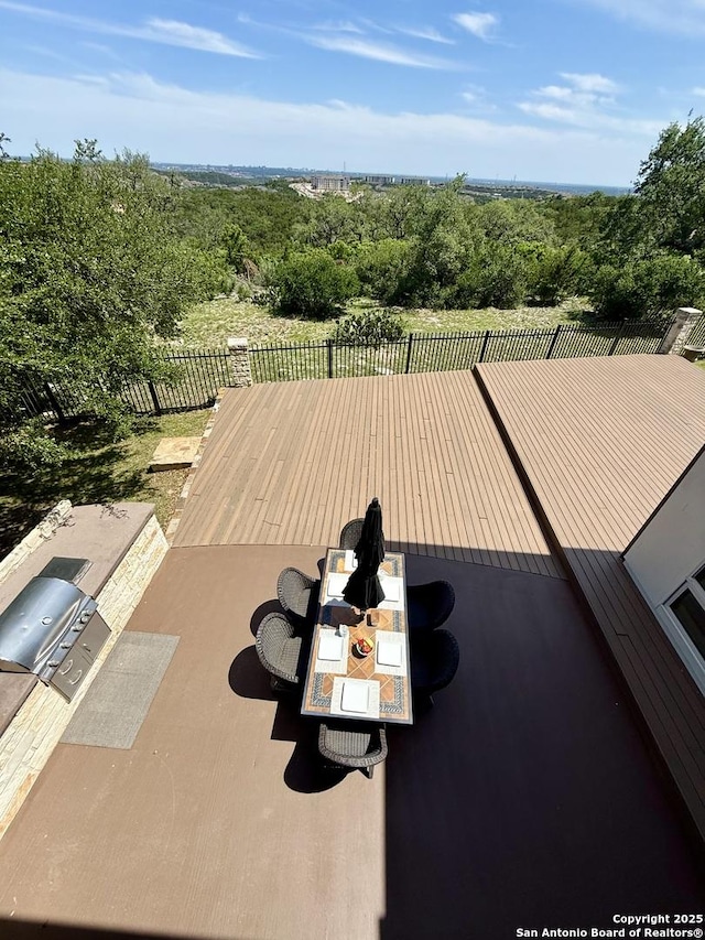 19223 Terra Rock, San Antonio, TX 78255 - exterior view of a fenced backyard