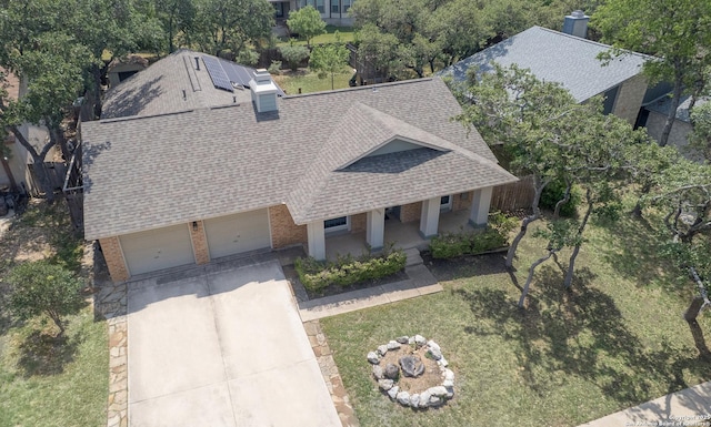 7122 Ranch Hill Dr, San Antonio, TX 78250 - view from above of property
