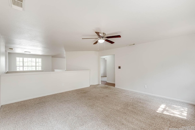 21746 Luisa, San Antonio, TX 78259 - carpeted empty room featuring ceiling fan and baseboards