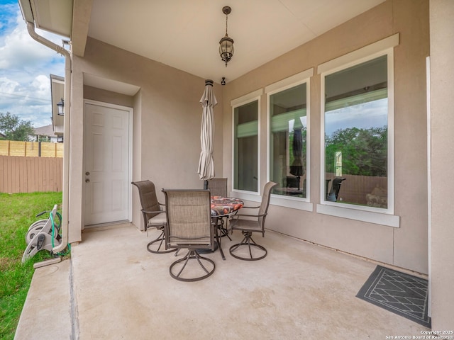 1006 Rock Shelter, San Antonio, TX 78260 - view of patio / terrace featuring outdoor dining space
