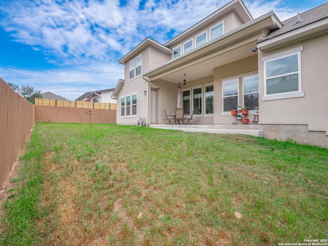 1006 Rock Shelter, San Antonio, TX 78260 - back of house featuring stucco siding and a patio area