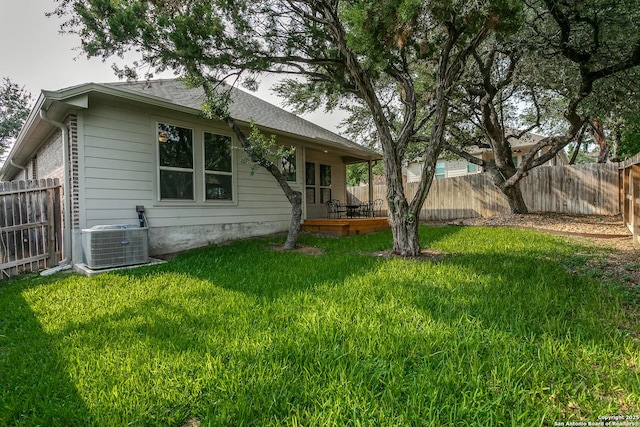 10250 Bricewood Pl, San Antonio, TX 78254 - view of front facade featuring central AC and a shingled roof