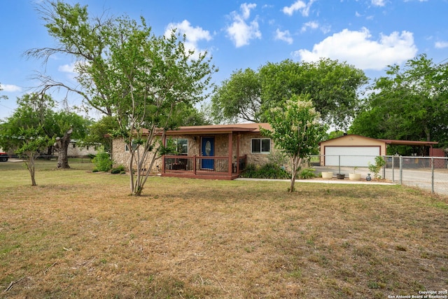 11301 Ford, Adkins, TX 78101 - single story home with an outbuilding and a detached garage