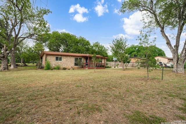 11301 Ford, Adkins, TX 78101 - view of yard