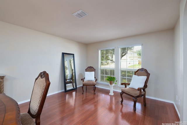 11106 Shetland Hls, San Antonio, TX 78254 - sitting room featuring wood finished floors and baseboards