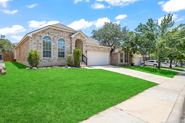 26430 Walden Oak, San Antonio, TX 78260 - view of front facade with brick siding, concrete driveway, and an attached garage