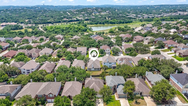 26430 Walden Oak, San Antonio, TX 78260 - aerial perspective of suburban area featuring a large body of water