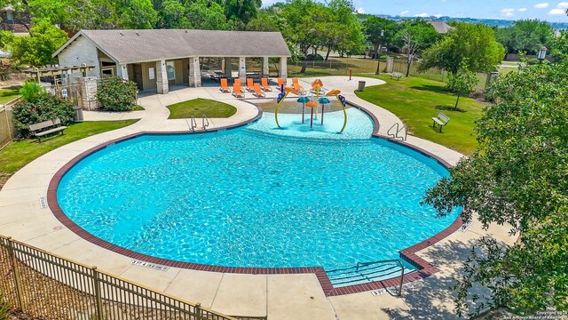 26430 Walden Oak, San Antonio, TX 78260 - community pool with a patio area